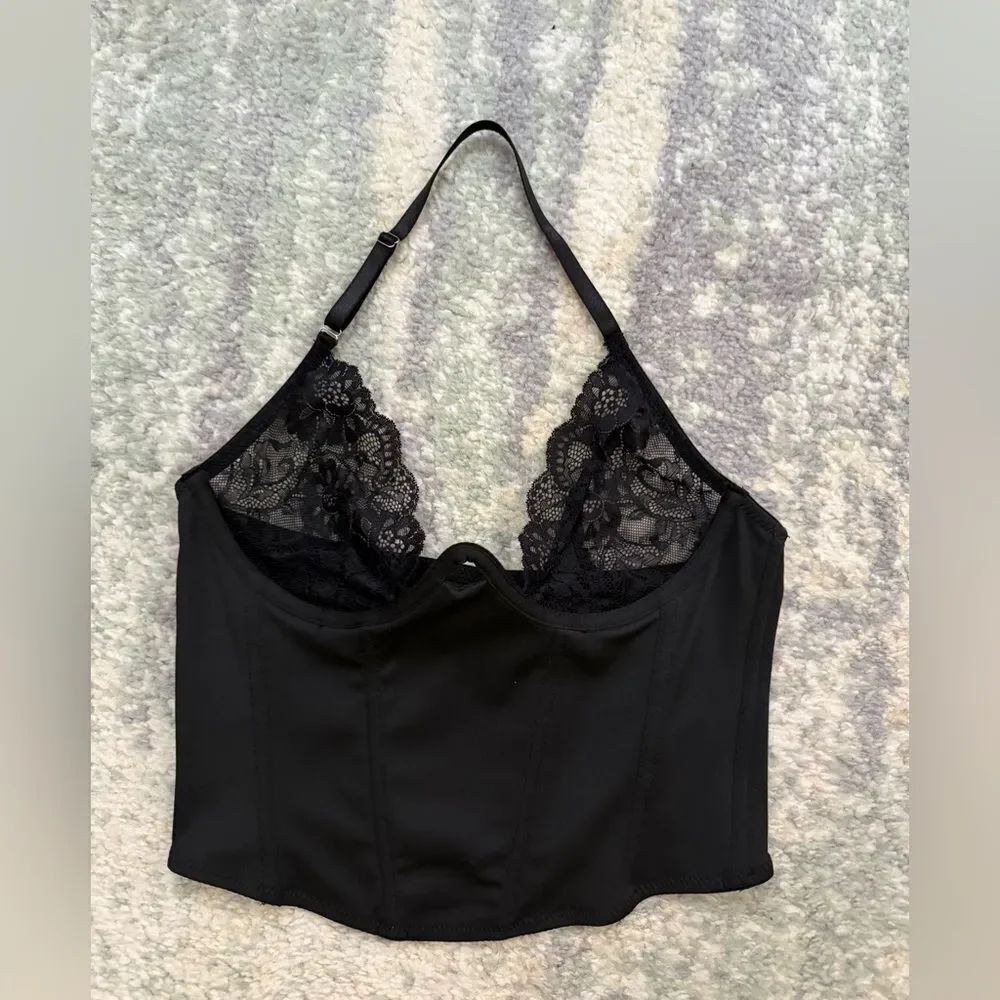 SHEIN Black Lace CorsetβTop